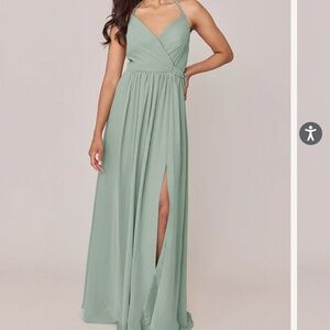 Revelry Hannah Chiffon Wrap Dress